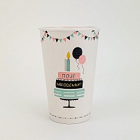 Papierový párty pohárik (8 ks) - KL5006-S