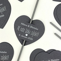 Srdiečko na svadobnú prskavku - na mieru - PR04-6006-NM-22