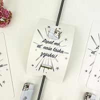 Svadobná kartička na prskavku so zapaľovačom (6 ks) - PR05-6007-01