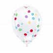 Párty balóniky s konfetami - circles,  Ø 30 cm, mix (6 ks) - BL01-0004