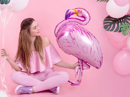 Párty balónik - folióvý - Flamingo (1 ks) - BL02-0003