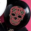 Párty balóniky Ø 30 cm, Dia de los Muertos, Pastel Black (6 ks) - BL04-0003