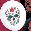 Párty balóniky Ø 30 cm, Dia de los Muertos, Pastel Pure Wwhite (6 ks) - BL04-0004