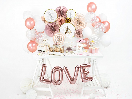 Párty balóniky - Strong Balloons Ø 30 cm, Metallic Rose Gold (1 ks) - BL05-0004