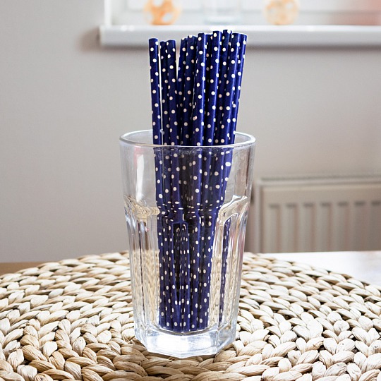 Slamky - Navy Dots (25 Ks) - BR5048