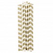 Slamky - Stripes Gold (25 Ks) - BR5052