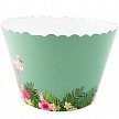 Košíček na cupcake - Flamingos (12 Ks) - CC5020