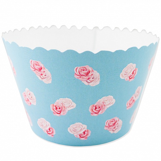 Košíček na cupcake - Roses (12 Ks) - CC5023
