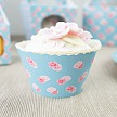 Košíček na cupcake - Roses (12 Ks) - CC5023