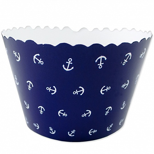 Košíček na cupcake - Anchors (12 Ks) - CC5024