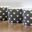 Košíček na cupcake - Miss Étoile - White Hearts (24 Ks) - CC5034