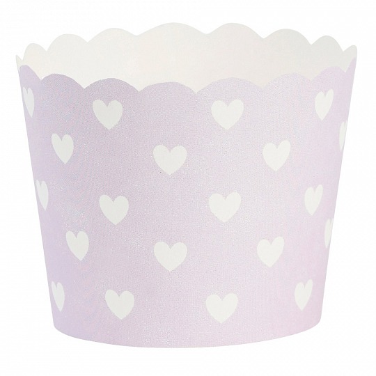 Košíček na cupcake - Miss Étoile - Pink Hearts (24 Ks) - CC5035