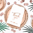 PártyDeco - Confetti Circles, rose gold (15 g) - DS005