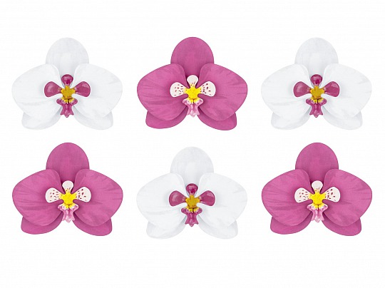 PártyDeco - Paper decorations Aloha - Orchids (6 ks) - DS008