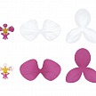 PártyDeco - Paper decorations Aloha - Orchids (6 ks) - DS008