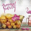 PártyDeco - Paper decorations Aloha - Orchids (6 ks) - DS008