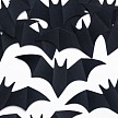 PártyDeco - Paper confetti Bats (10 ks) - DS009