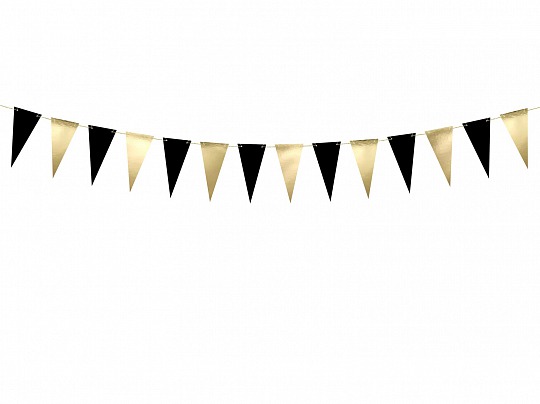 Párty girlanda - Bunting, mix (1 ks) - GR4000