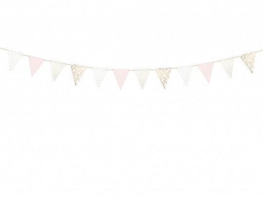 Párty girlanda - Bunting, mix - GR4003