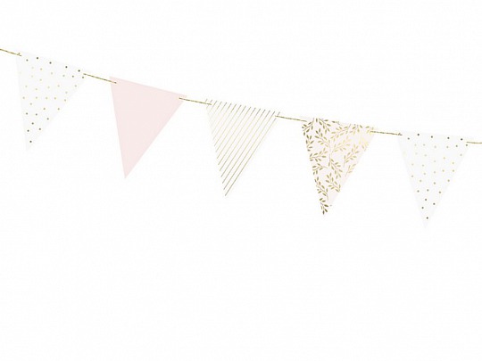 Párty girlanda - Bunting, mix - GR4003