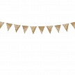 Párty girlanda- Bunting, kraft - GR4004
