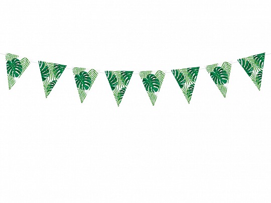 Párty girlanda - Bunting Aloha - Leave (1 ks) - GR4005