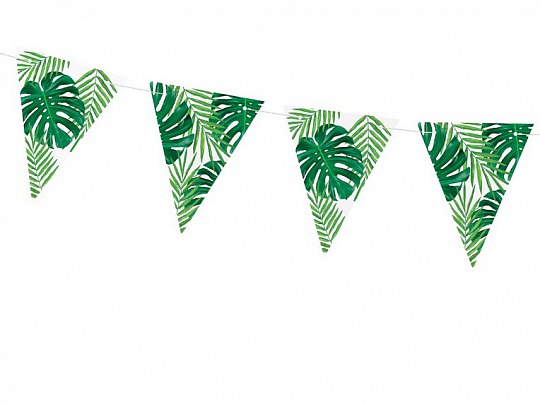 Párty girlanda - Bunting Aloha - Leave (1 ks) - GR4005