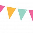 Párty girlanda - Bunting Aloha, mix (1 ks) - GR4006