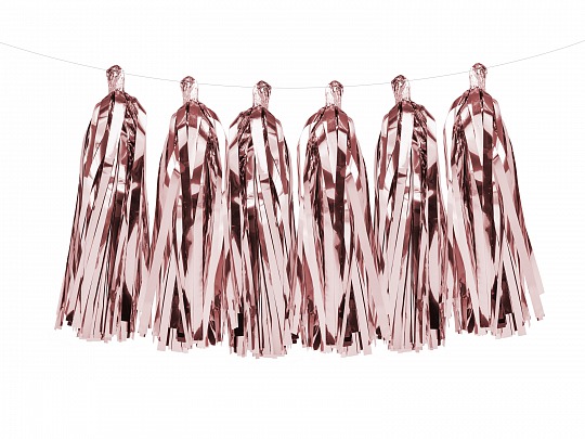 Párty girlanda - Tassel garland, rose gold (1 ks) - GR4011