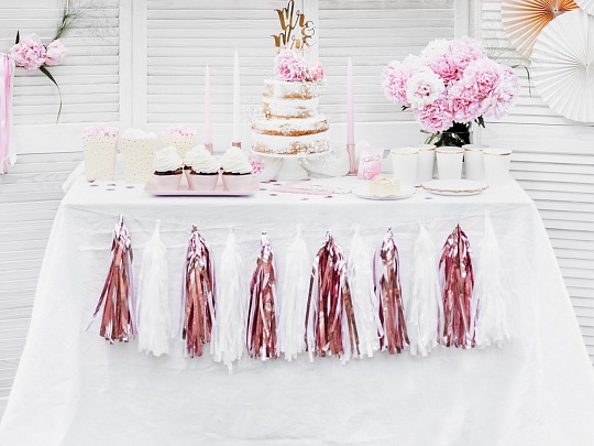 Párty girlanda - Tassel garland, rose gold (1 ks) - GR4011