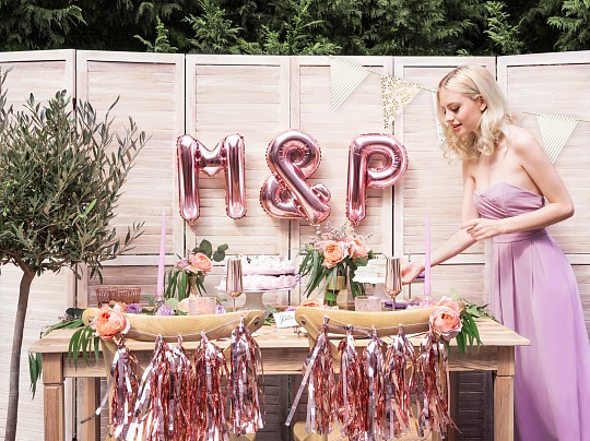 Párty girlanda - Tassel garland, rose gold (1 ks) - GR4011