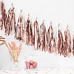 Párty girlanda - Tassel garland, rose gold (1 ks) - GR4011