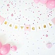 Párty girlanda - Banner Baby Girl, mix (1 ks) - GR4013