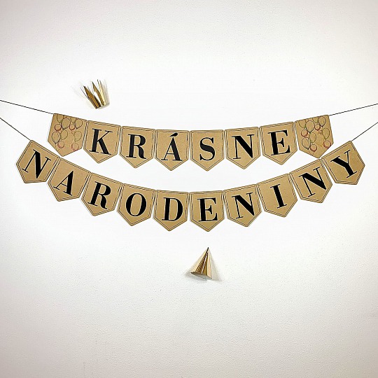 Párty girlanda - Krásne narodeniny - GR5086-10