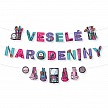 Narodeninová girlanda pre mladé slečny - GR5105-01-S