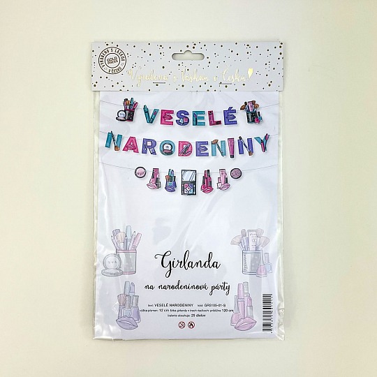 Narodeninová girlanda pre mladé slečny - GR5105-01-S