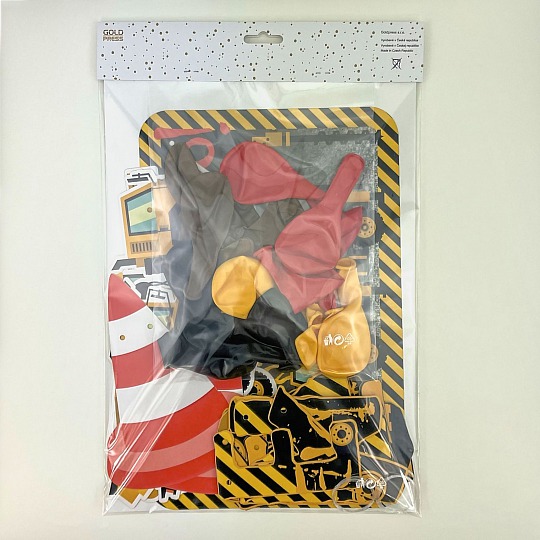 Narodeninová girlanda pre veľkých chlapcov set s balónami - GR5106-BL-01-S