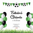 Párty girlanda pre futbalistov s balónmi – GR5110-BL