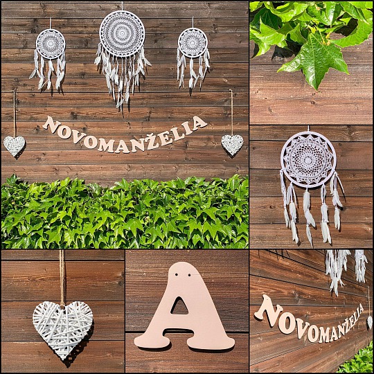 Svadobná girlanda - NOVOMANŽELIA - GR6013-28-S
