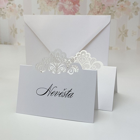 Svadobná menovka - J2117B
