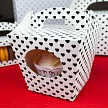 Krabička na cupcake - Black Hearts (8 Ks) - K11-5019-01