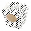 Krabička na cupcake - Black Hearts (8 Ks) - K11-5019-01