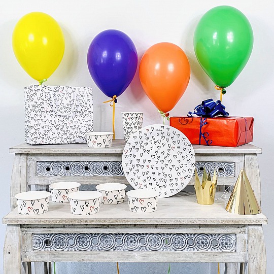 Krabička na cupcake - Hearts (8 Ks) - K11-5021-01