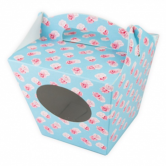 Krabička na cupcake - Roses (8 Ks) - K11-5023-01