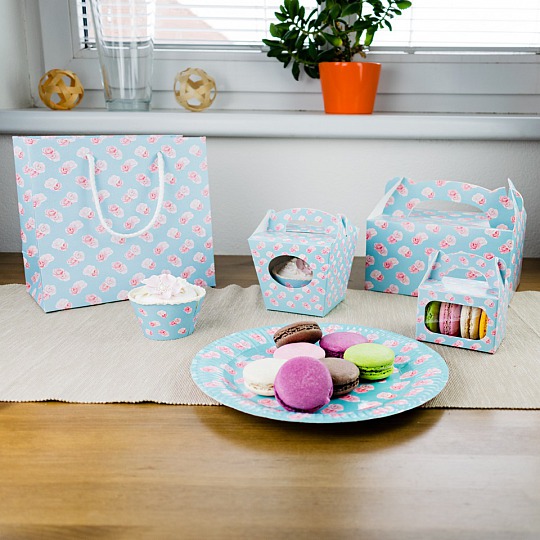 Krabička na cupcake - Roses (8 Ks) - K11-5023-01
