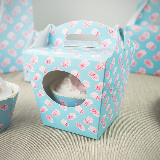 Krabička na cupcake - Roses (8 Ks) - K11-5023-01