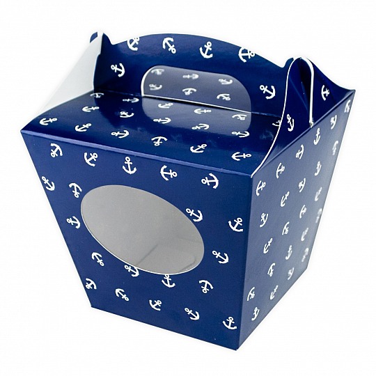 Krabička na cupcake - Anchors (8 Ks) - K11-5024-01