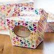 Krabička na cupcake - Triangles (8 Ks) - K11-5025-01