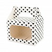 Krabička na makrónky - Black Hearts - K12-5019-01