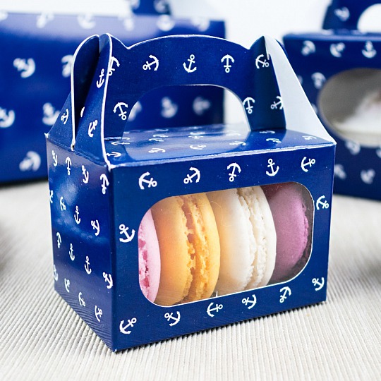 Krabička na makrónky - Anchors - K12-5024-01